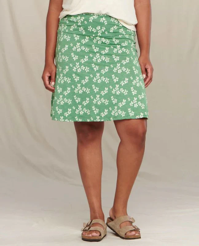 Toad and Co - Chaka Skirt - Blue Shadow Daisy Print - Image 9