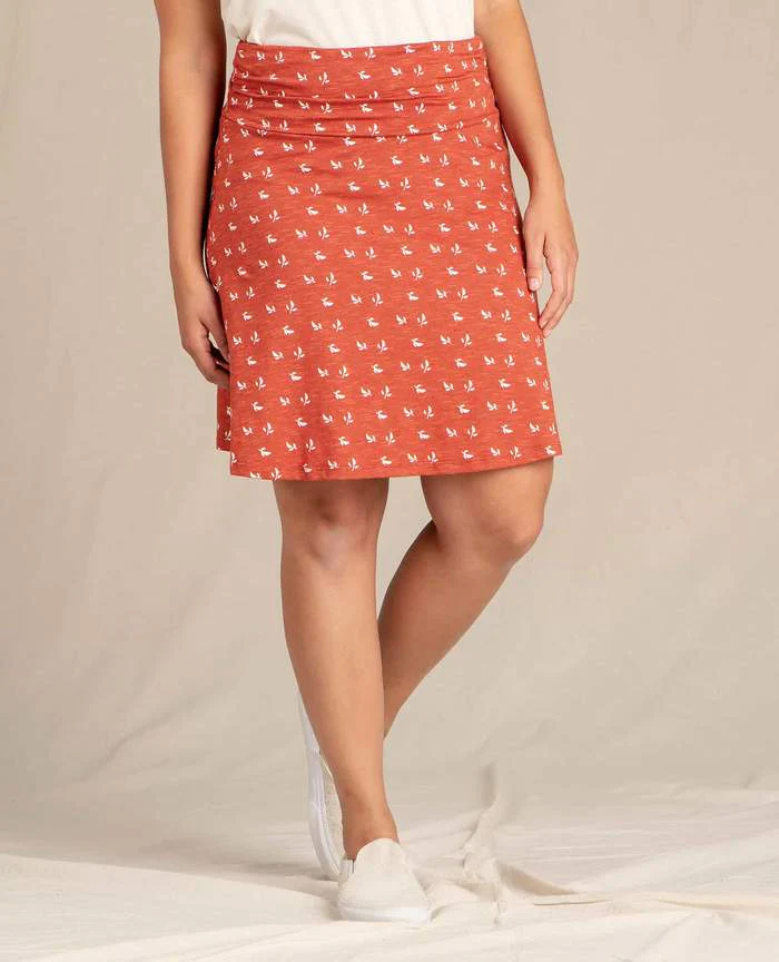 Toad and Co - Chaka Skirt - Campfire Lg Floral Print - Image 6